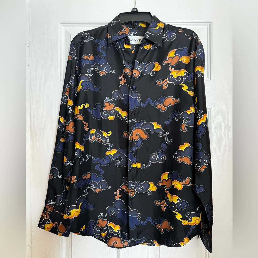 BRAN NEW LANVIN MENS SILK SHIRT